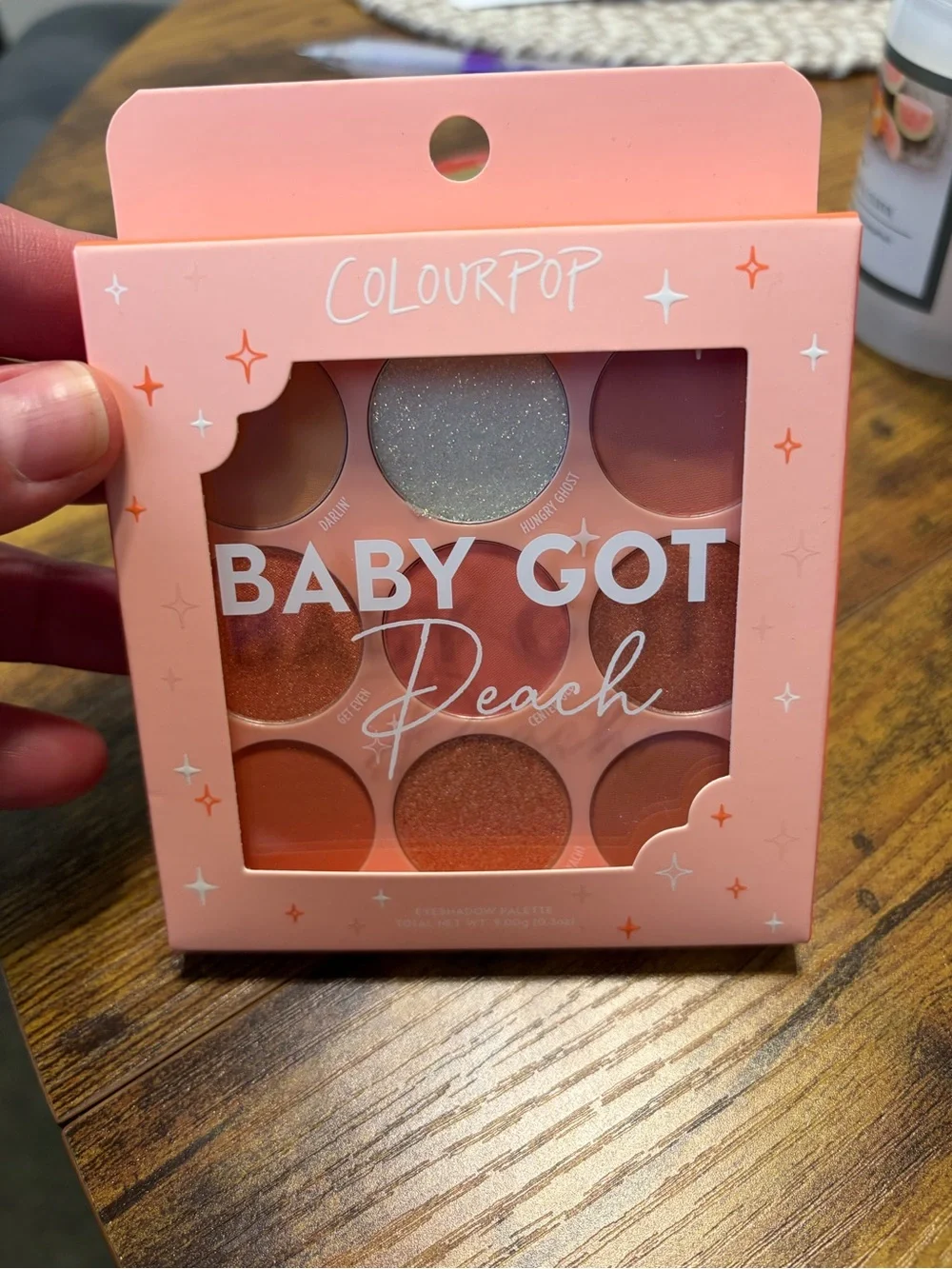 ColourPop Baby Got Peach Eyeshadow Palette - Peach, Pink, Gold Tones
